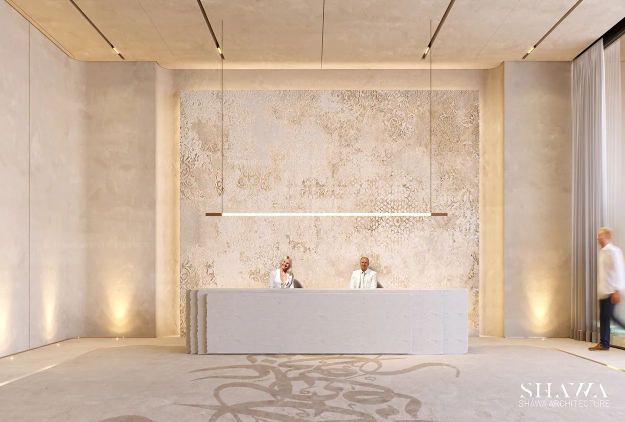 Al Ghaf Tower interior design in Sharjah by Shawa Architecture, image 2 Al Ghaf Tower interior design in Sharjah by Shawa Architecture, image 2