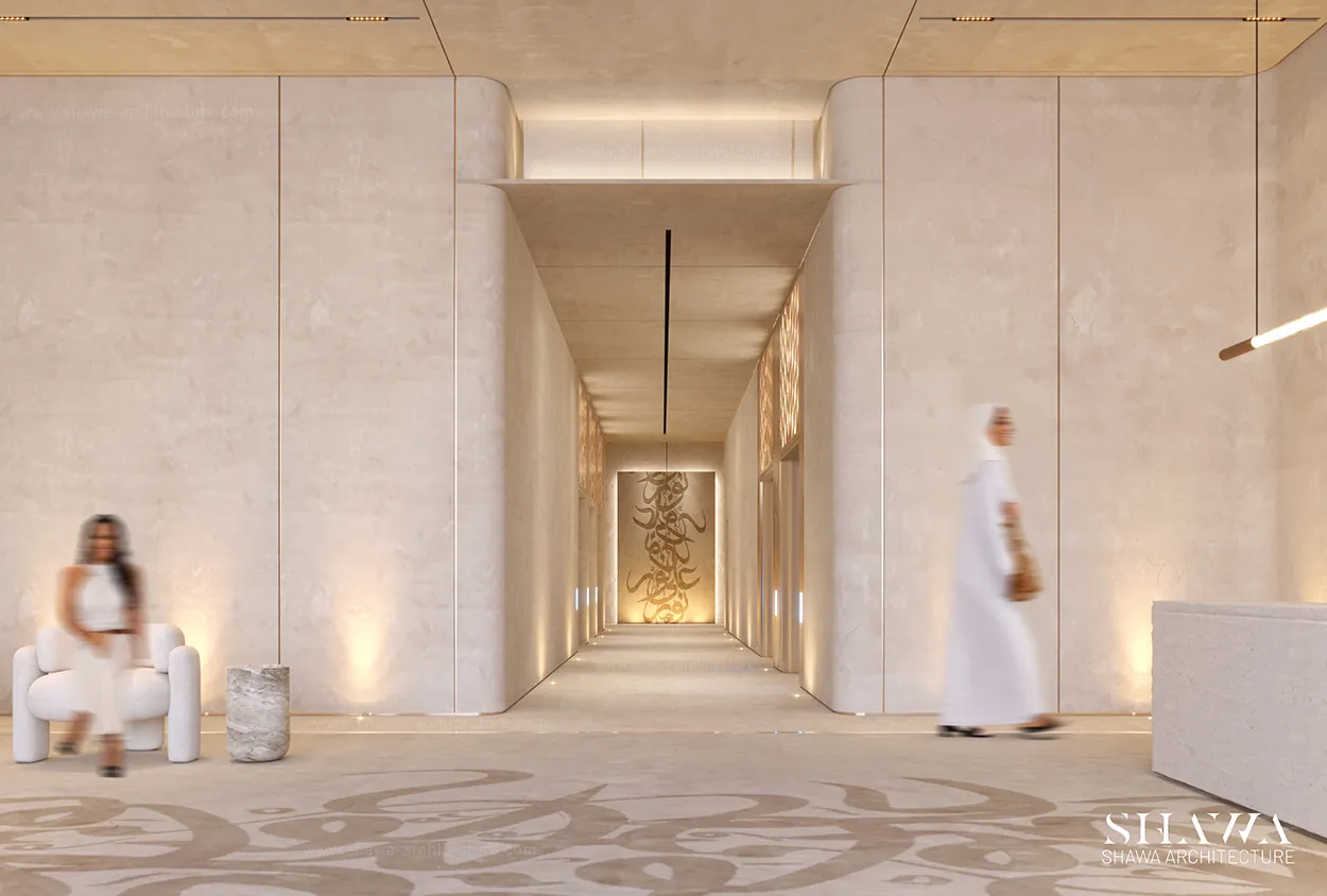 Al Ghaf Tower interior design in Sharjah by Shawa Architecture, image 3 Al Ghaf Tower interior design in Sharjah by Shawa Architecture, image 3