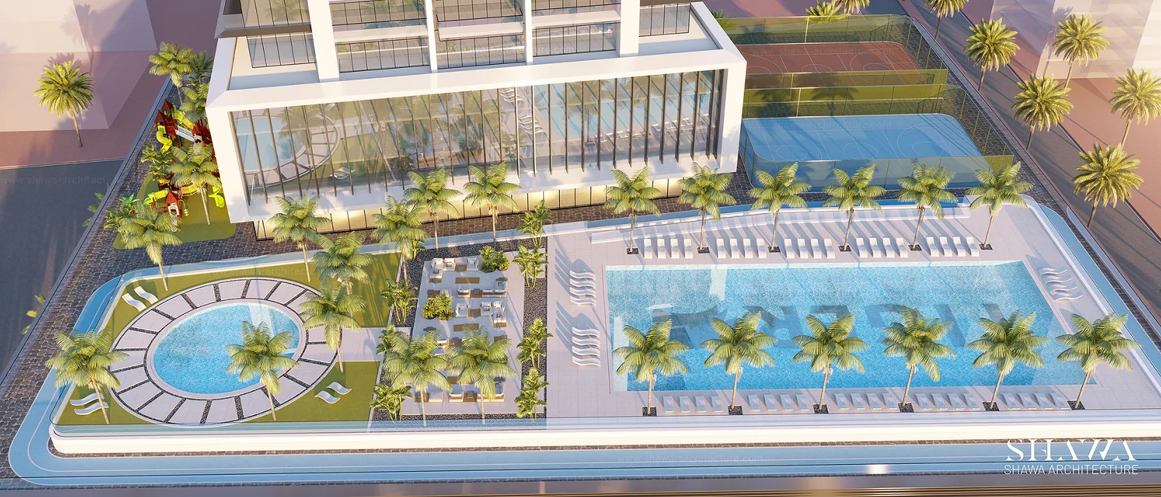 Auresta Tower residential architecture in Dubai by Shawa Architecture, image 3 Auresta Tower residential architecture in Dubai by Shawa Architecture, image 3