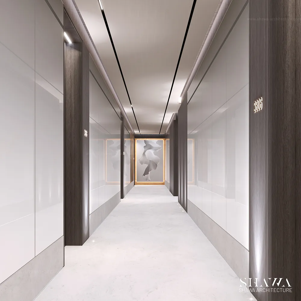 Auresta Tower entrance lobby design in Dubai by Shawa Architecture, image 4 Auresta Tower entrance lobby design in Dubai by Shawa Architecture, image 4