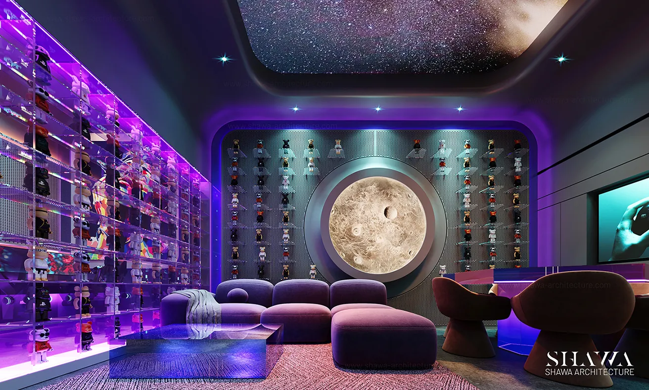 Gaming Room interior design in Dubai by Shawa Architecture, image 6 Gaming Room interior design in Dubai by Shawa Architecture, image 6