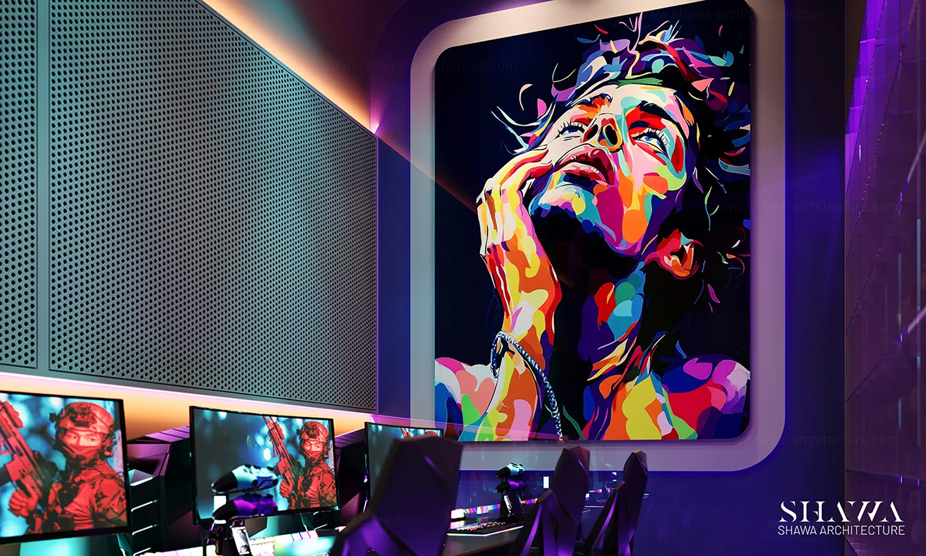 Gaming Room interior design in Dubai by Shawa Architecture, image 7 Gaming Room interior design in Dubai by Shawa Architecture, image 7