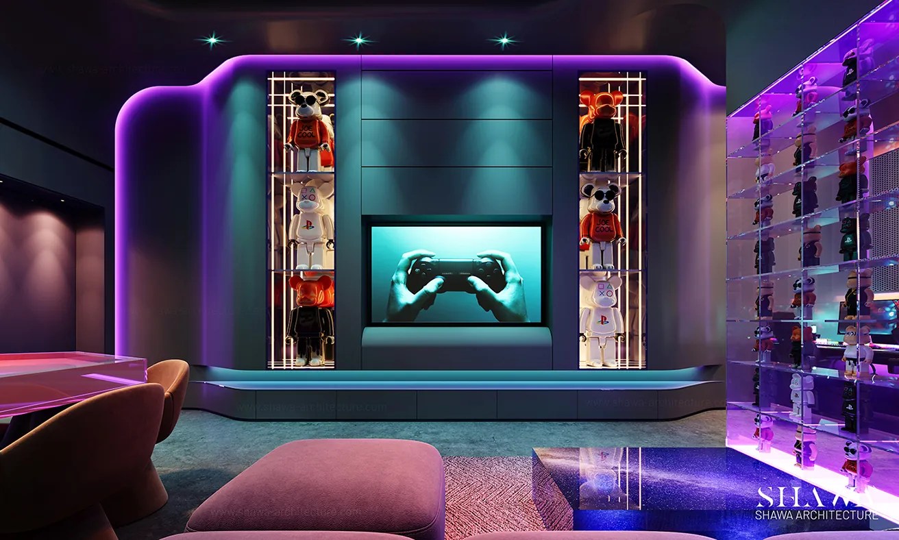 Gaming Room interior design in Dubai by Shawa Architecture, image 8 Gaming Room interior design in Dubai by Shawa Architecture, image 8
