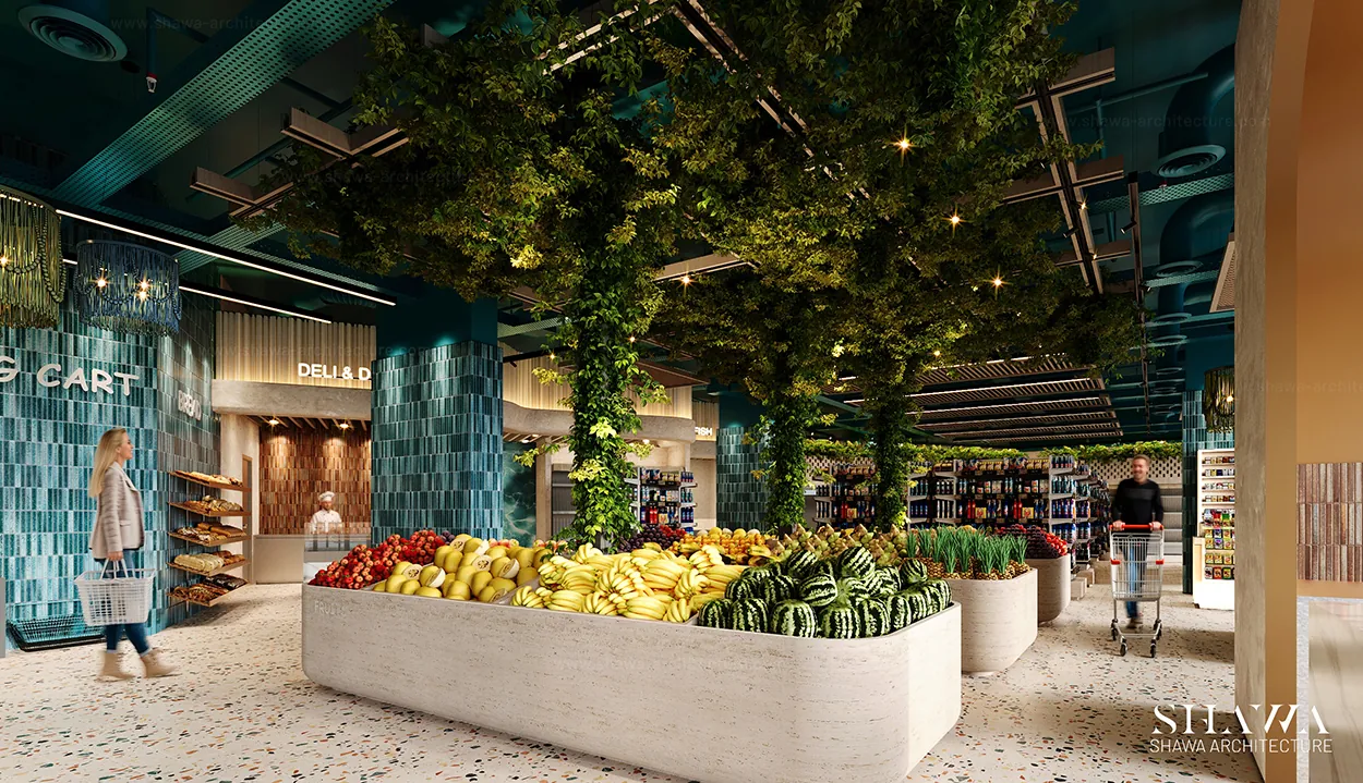 Mazrati Supermarkets interior design by Shawa Architecture, image 1 Mazrati Supermarkets interior design by Shawa Architecture, image 1