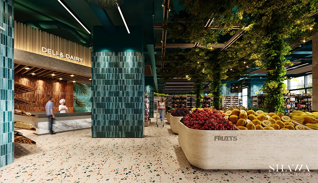 Mazrati Supermarkets interior design by Shawa Architecture, image 2 Mazrati Supermarkets interior design by Shawa Architecture, image 2