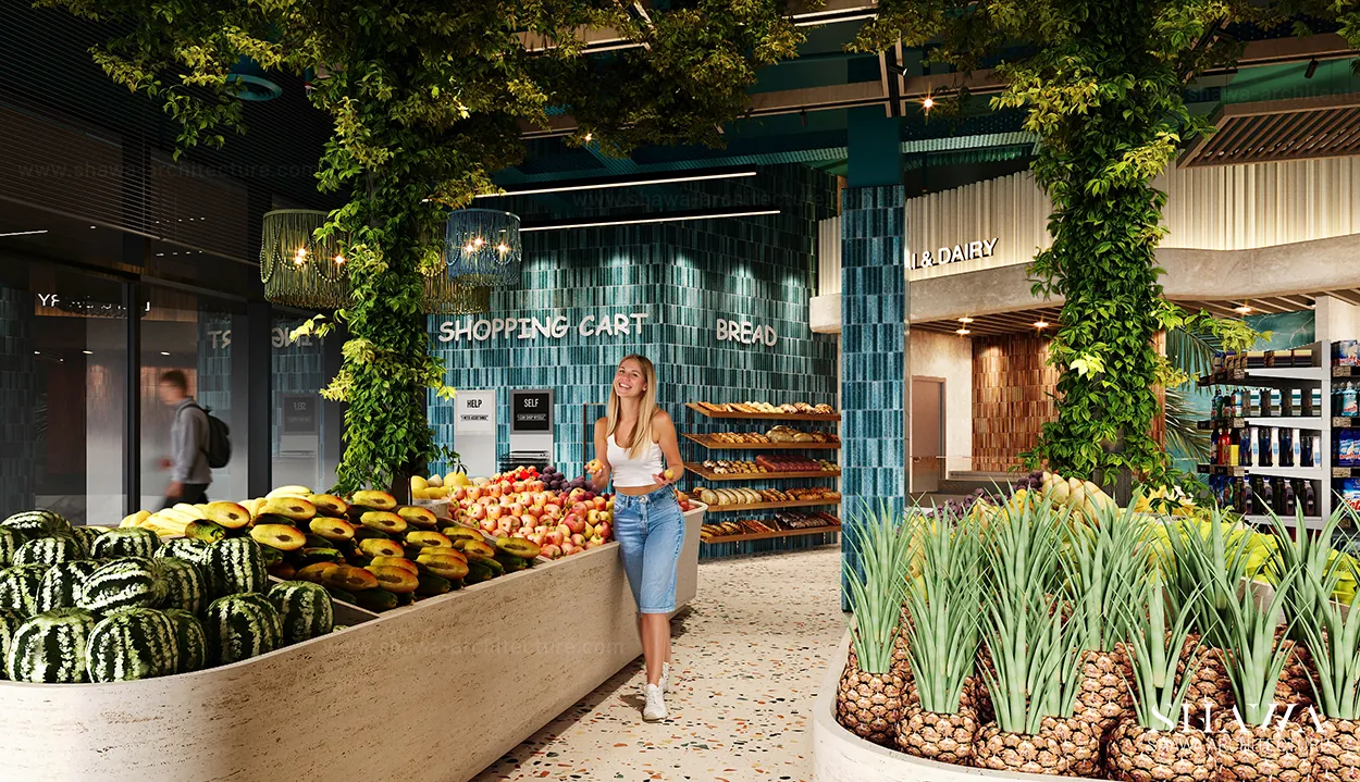 Mazrati Supermarkets interior design by Shawa Architecture, image 3 Mazrati Supermarkets interior design by Shawa Architecture, image 3