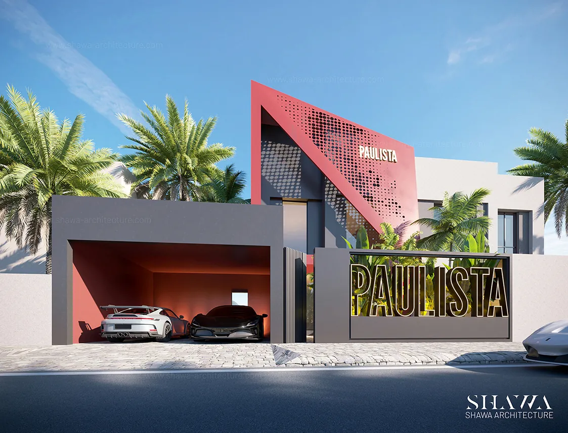 Paulista Salon exterior design in Dubai by Shawa Architecture, image 1 Paulista Salon exterior design in Dubai by Shawa Architecture, image 1