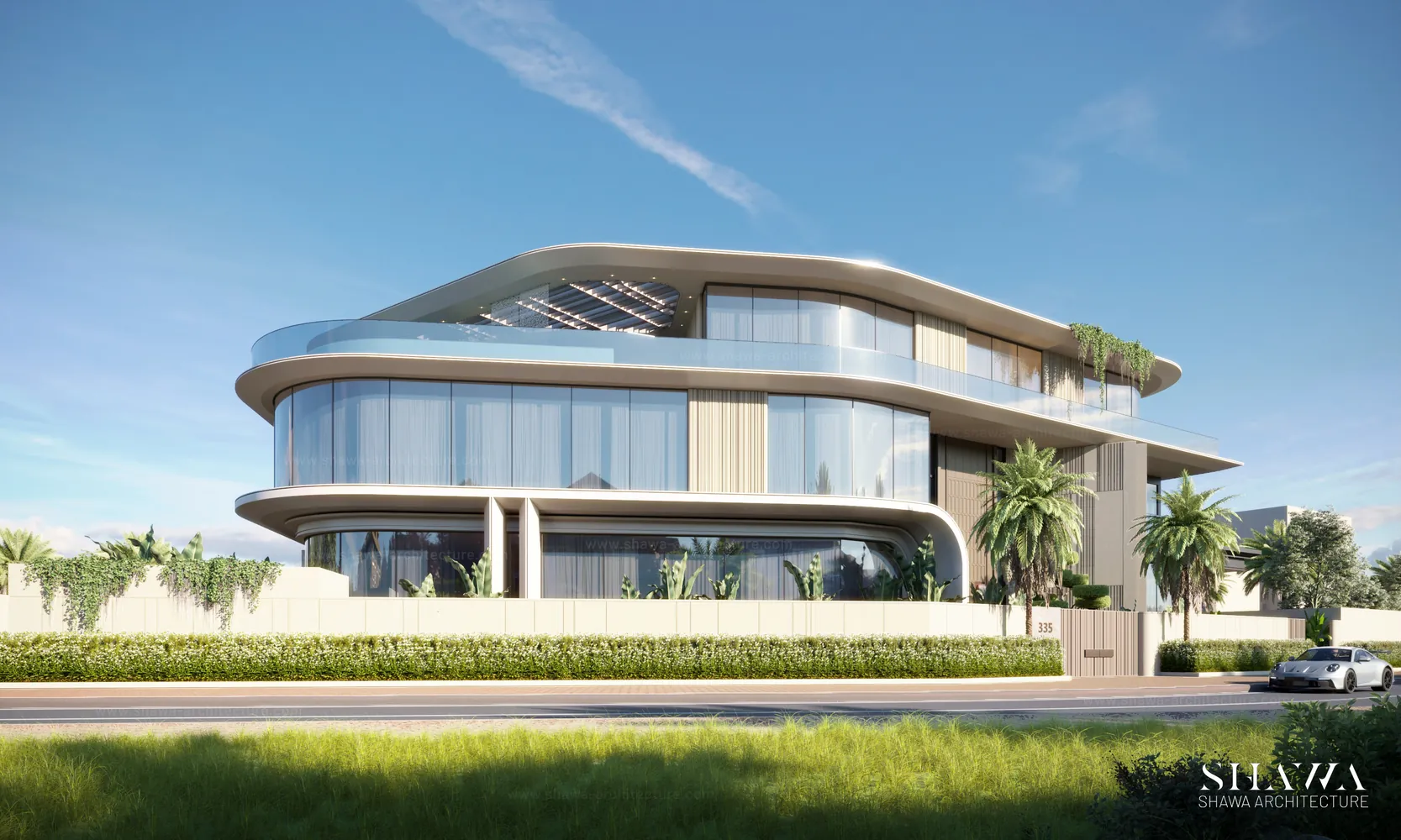 Private villa in Al Mamzar, Dubai by Shawa Architecture, image 1 Private villa in Al Mamzar, Dubai by Shawa Architecture, image 1