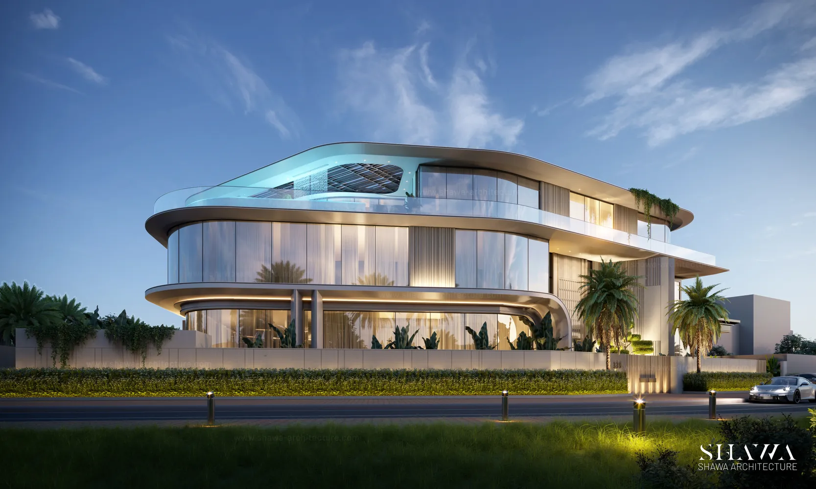 Private villa in Al Mamzar, Dubai by Shawa Architecture, image 2 Private villa in Al Mamzar, Dubai by Shawa Architecture, image 2