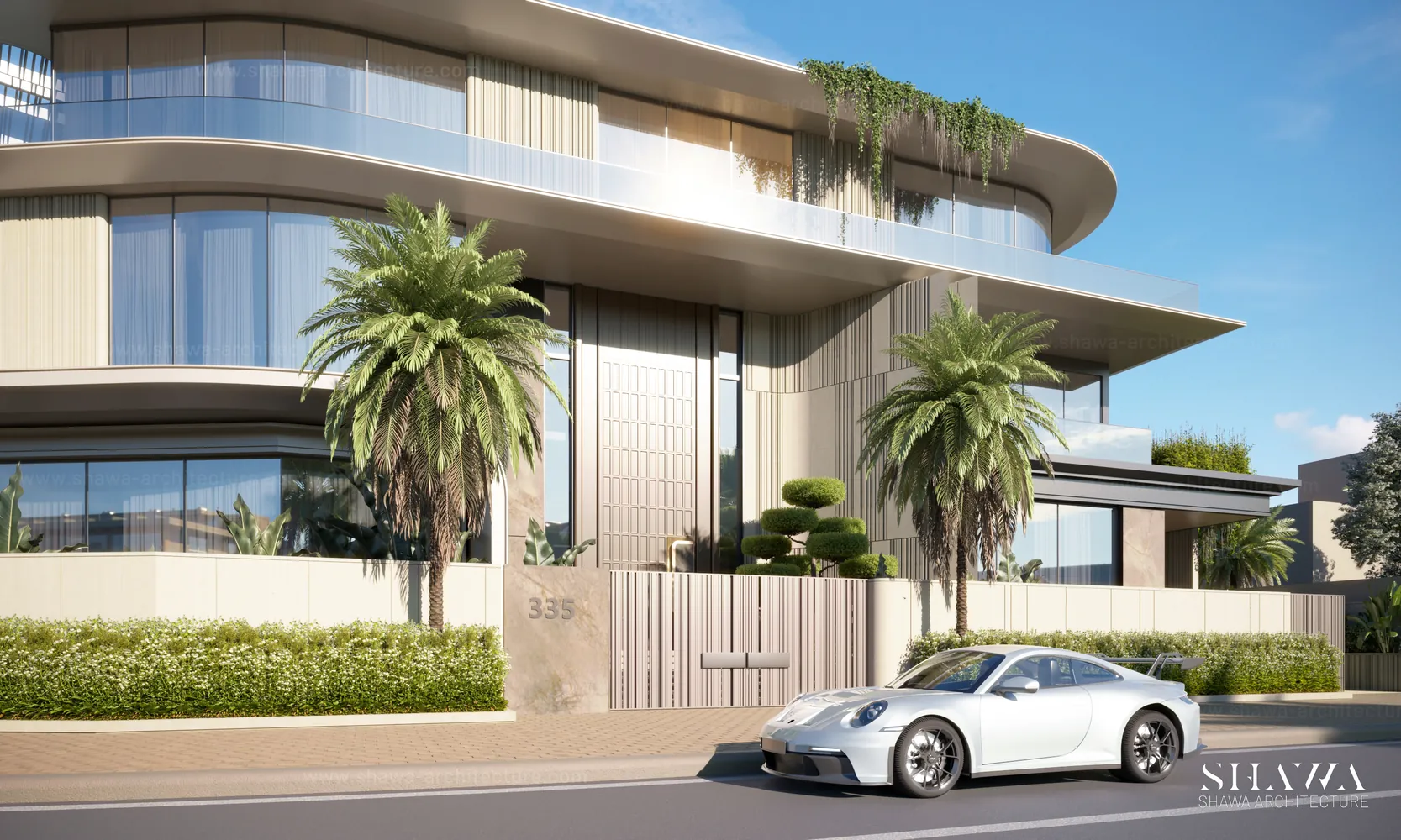Private villa in Al Mamzar, Dubai by Shawa Architecture, image 3 Private villa in Al Mamzar, Dubai by Shawa Architecture, image 3