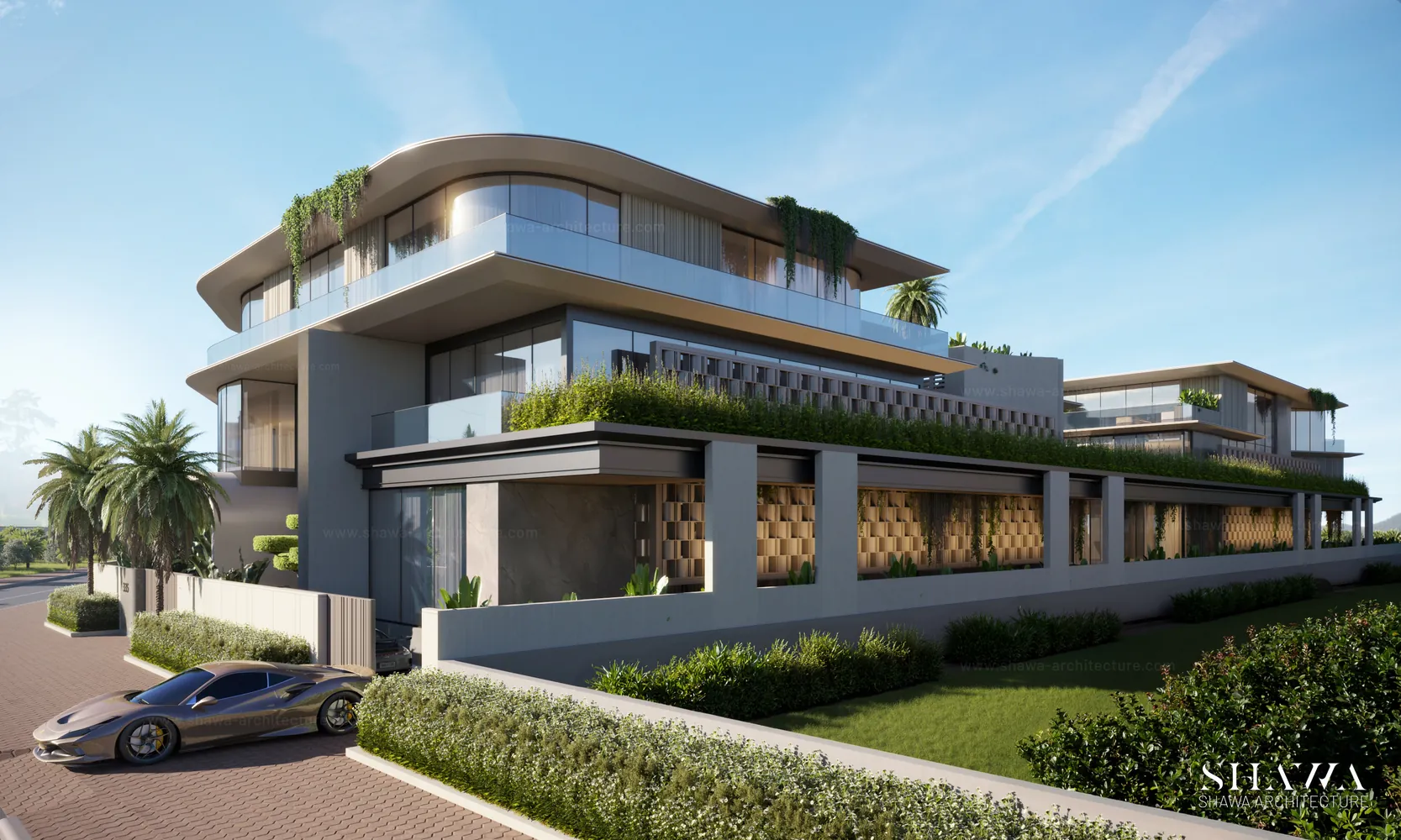 Private villa in Al Mamzar, Dubai by Shawa Architecture, image 5 Private villa in Al Mamzar, Dubai by Shawa Architecture, image 5