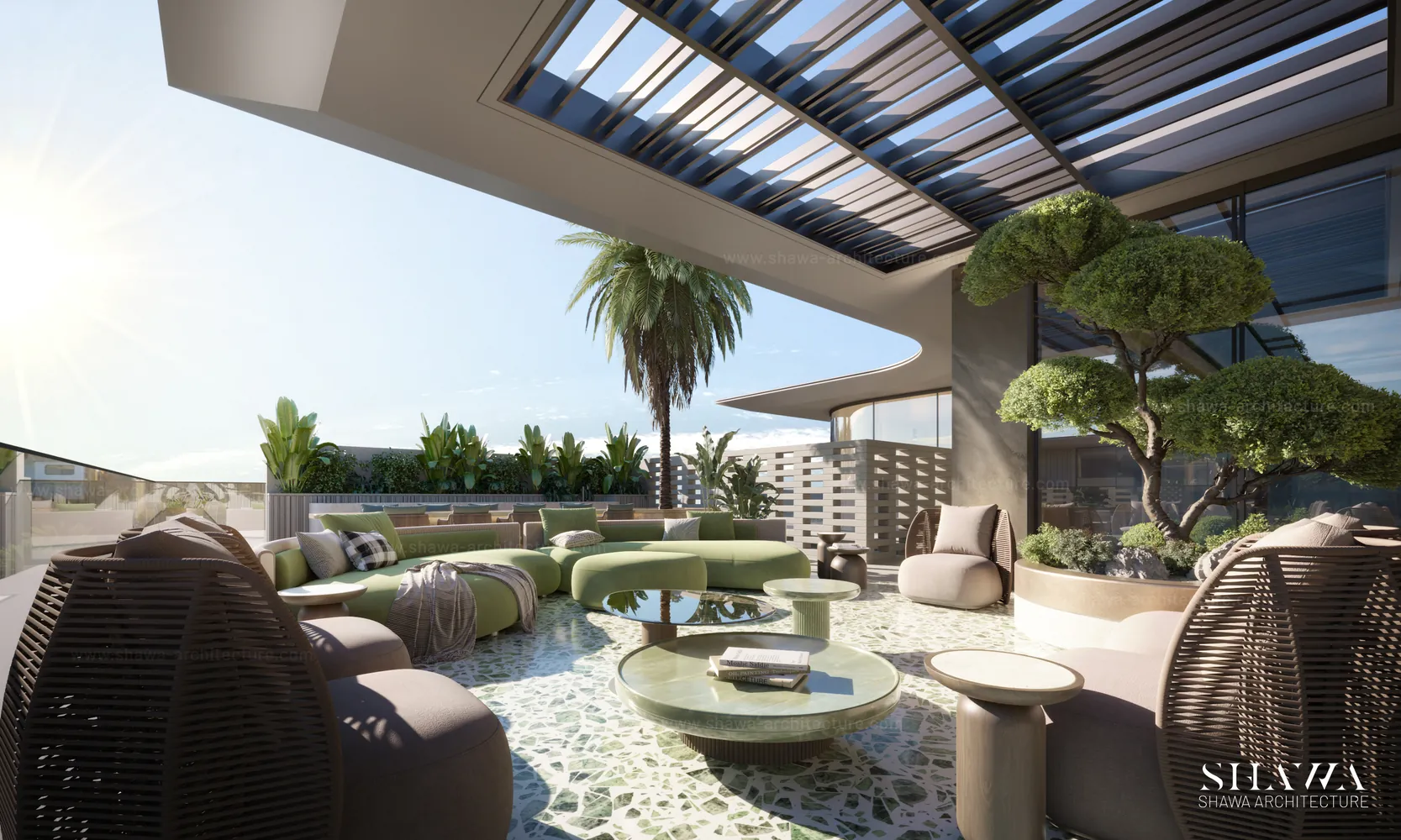 Private villa in Al Mamzar, Dubai by Shawa Architecture, image 6 Private villa in Al Mamzar, Dubai by Shawa Architecture, image 6