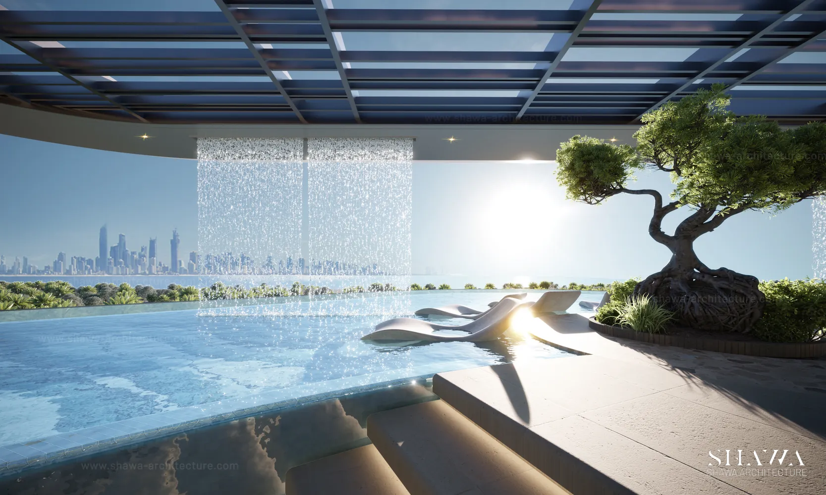 Private villa in Al Mamzar, Dubai by Shawa Architecture, image 7 Private villa in Al Mamzar, Dubai by Shawa Architecture, image 7