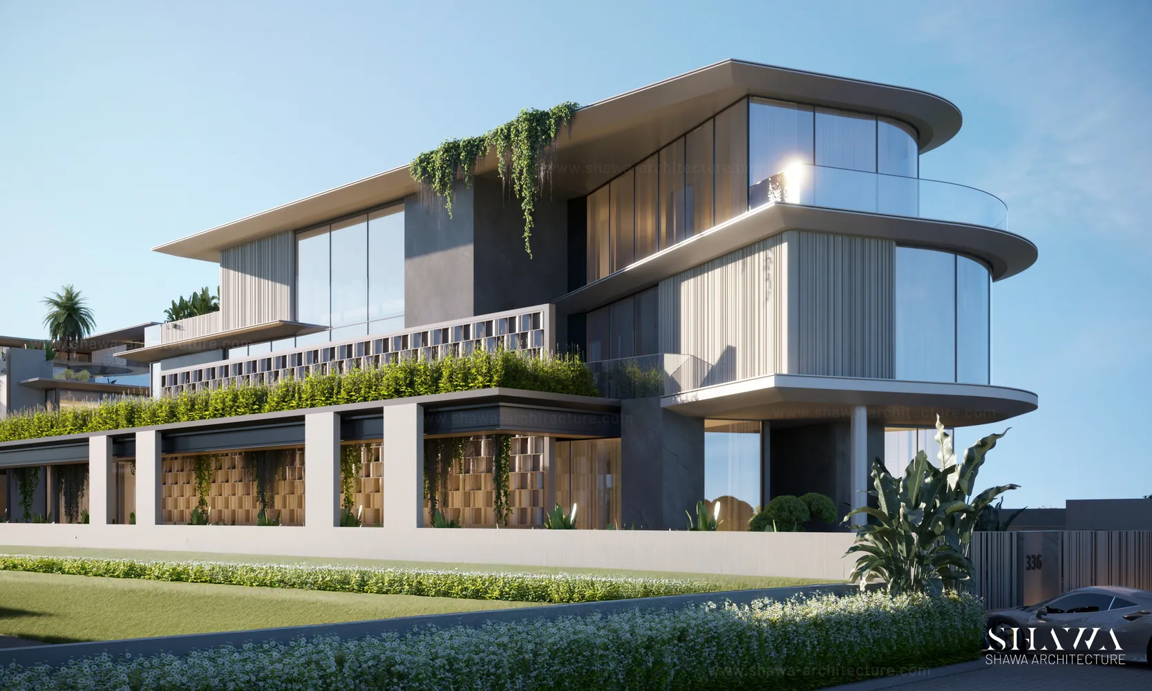 Waterfront villa in Al Mamzar, Dubai by Shawa Architecture, image 2 Waterfront villa in Al Mamzar, Dubai by Shawa Architecture, image 2
