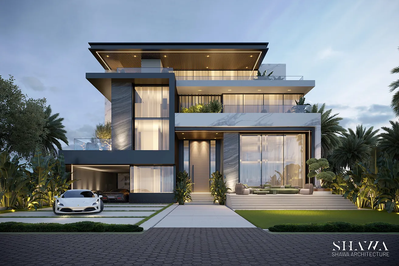 Black and white private villa in Ethiopia by Shawa Architecture, image 2 Black and white private villa in Ethiopia by Shawa Architecture, image 2