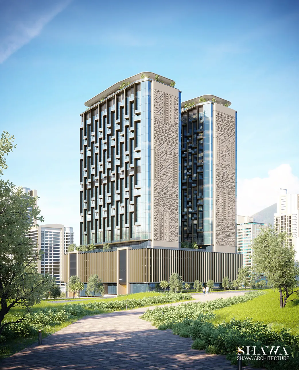 Residential towers in Ethiopia by Shawa Architecture, image 2 Residential towers in Ethiopia by Shawa Architecture, image 2
