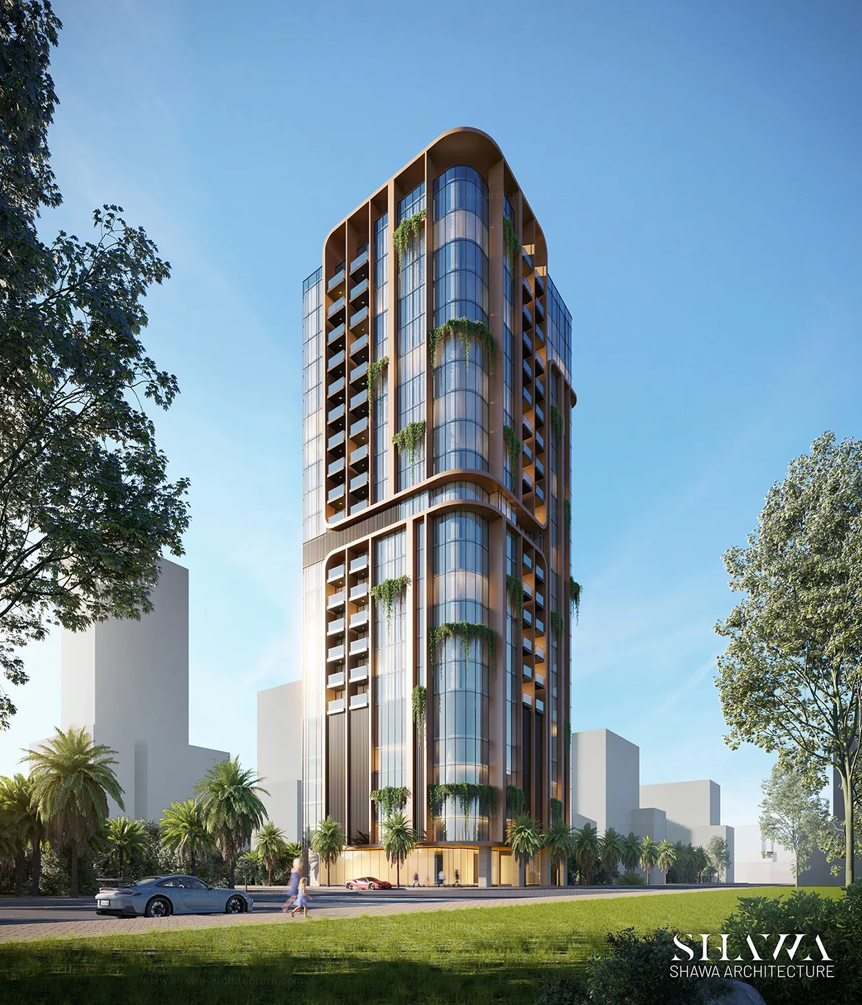 Residential towers in Sharjah by Shawa Architecture, image 1 Residential towers in Sharjah by Shawa Architecture, image 1